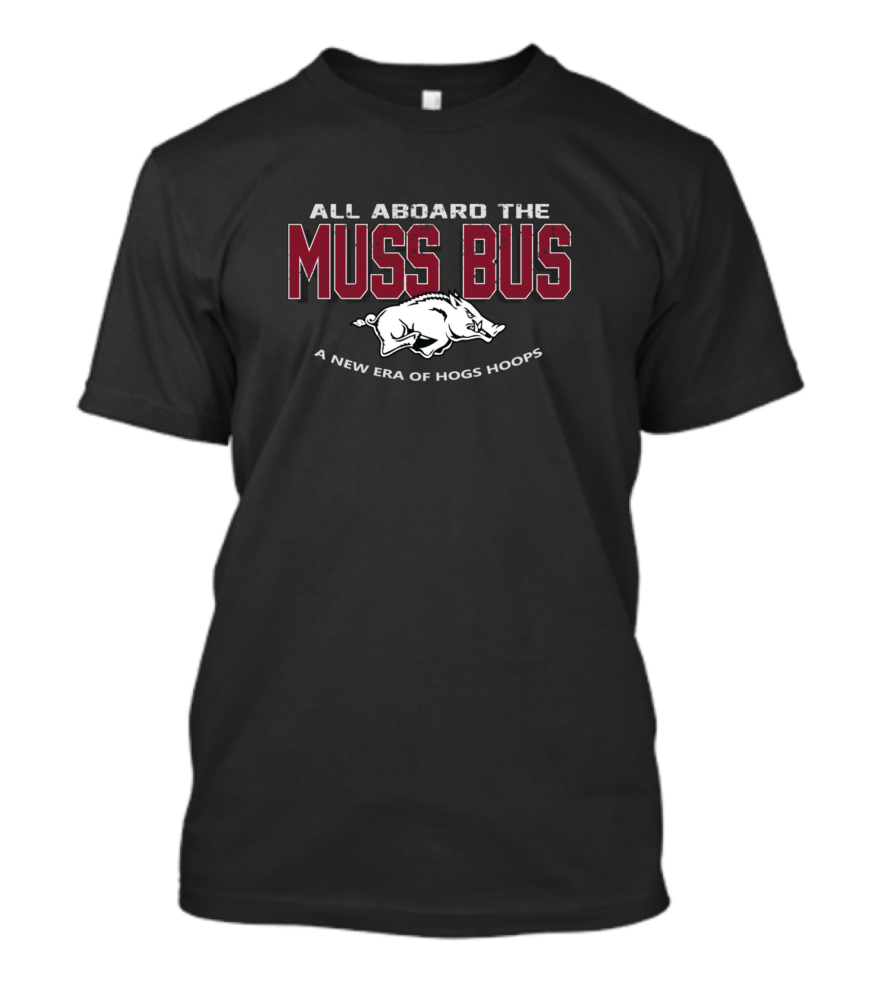 All Aboard The Muss Bus A New Era Of Hogs Hoops T-Shirt