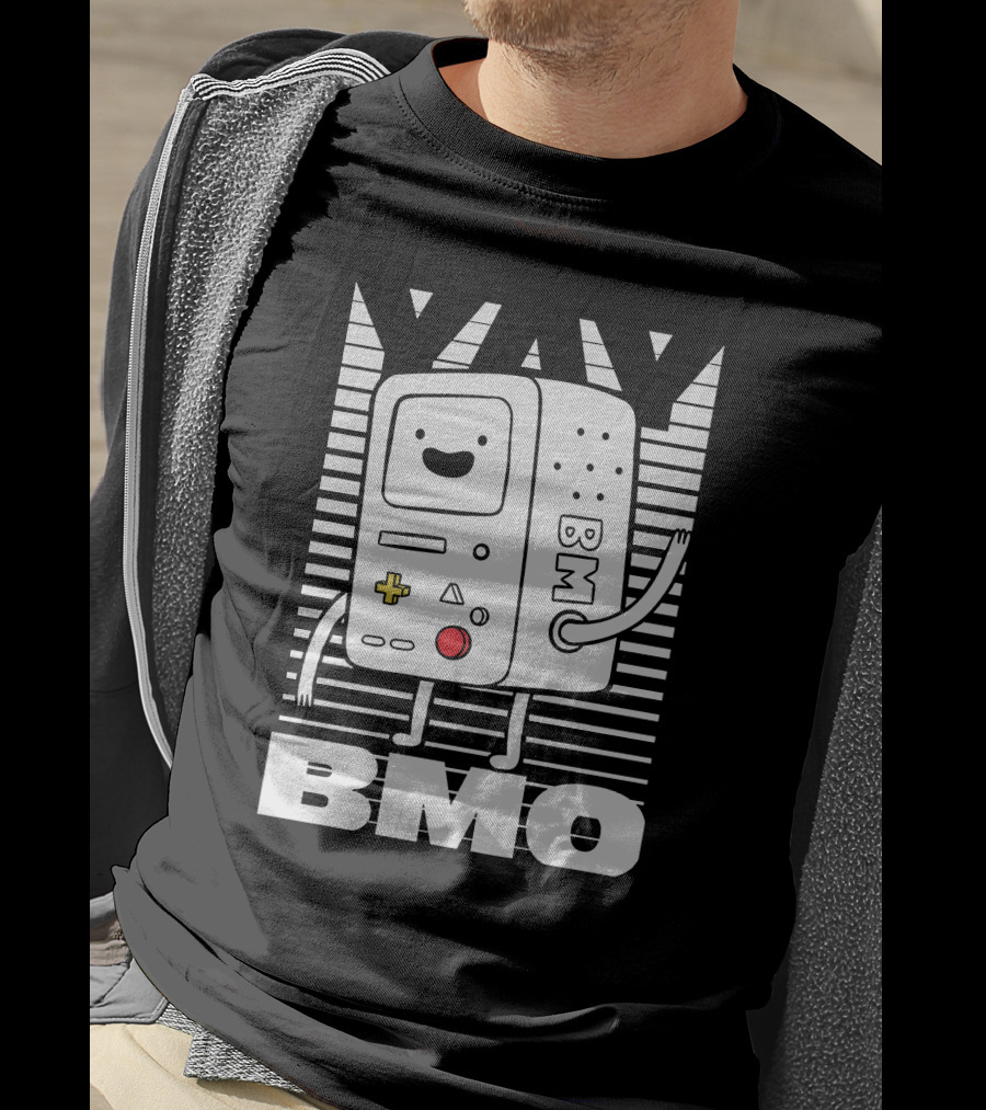 Yay BMO Adventure Time Character T-Shirt