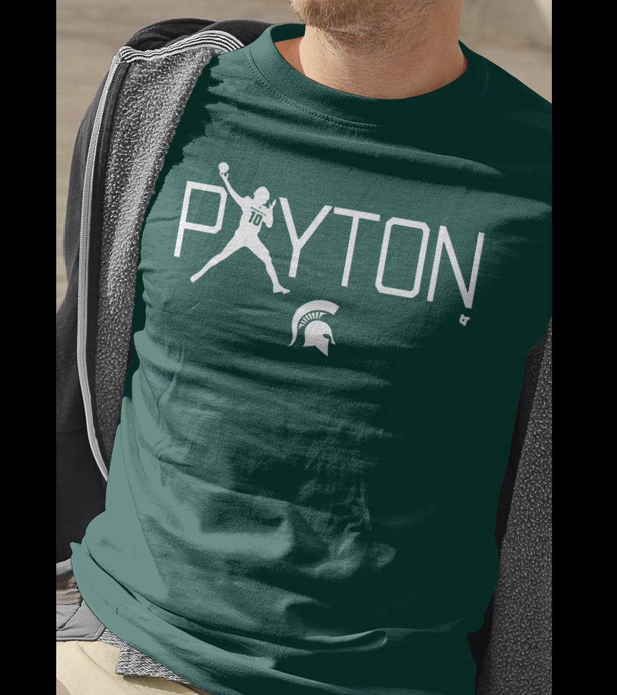 PAYTON 10 Spartan Football Quarterback T-Shirt