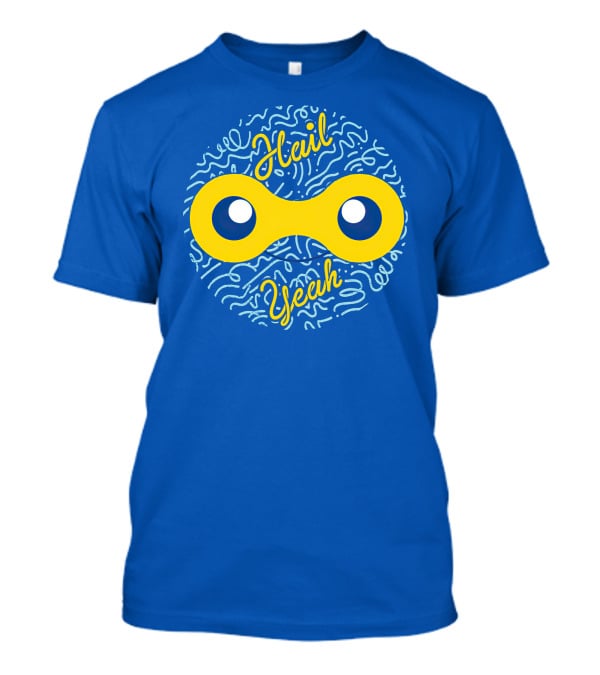 Mandjtv Hail Yeah Yellow Double Eye T-Shirt