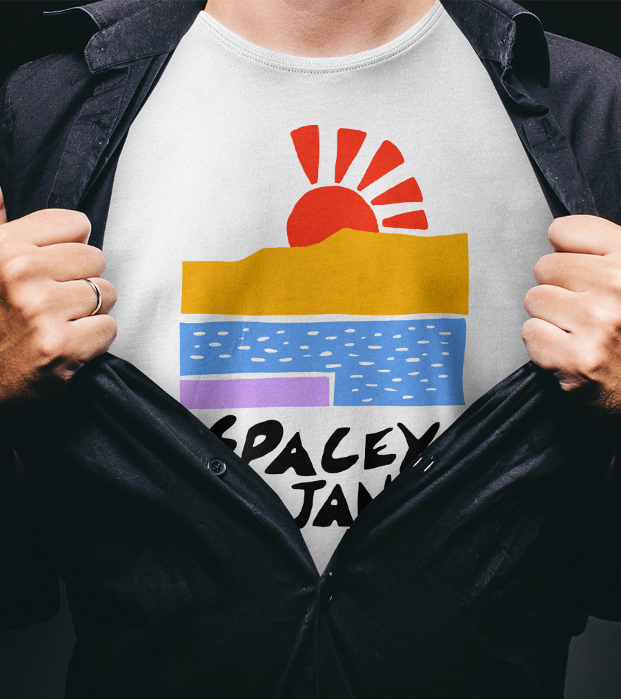 Spacey Jane Store Sun And Waves Retro T-Shirt