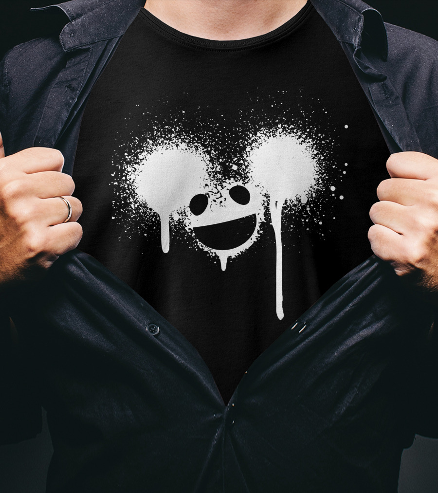 Deadmau5 Splatter Face T-Shirt