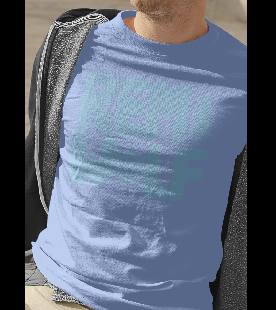 REM WOLF Pine Tree Sun Face T-Shirt