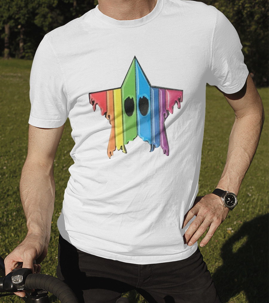 Dripping Rainbow Star Simpleflips Store T-Shirt