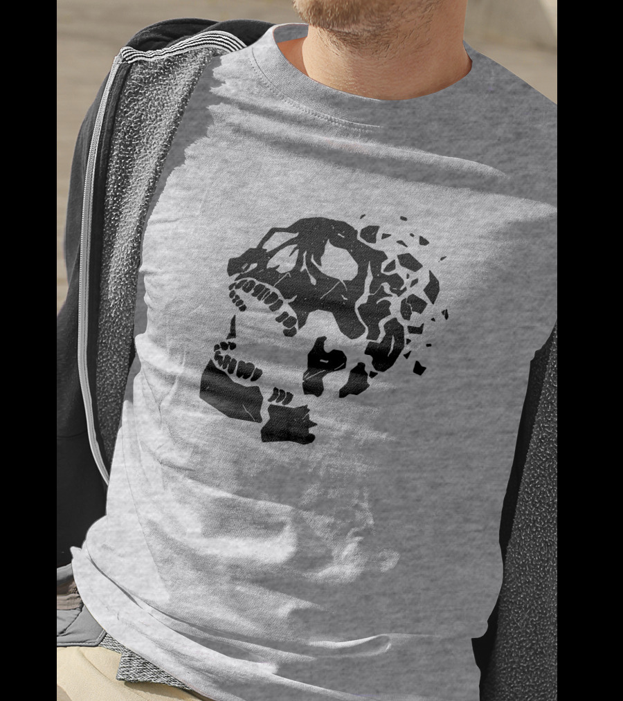 Dead By Daylight Skull Shattered Effect T-Shirt