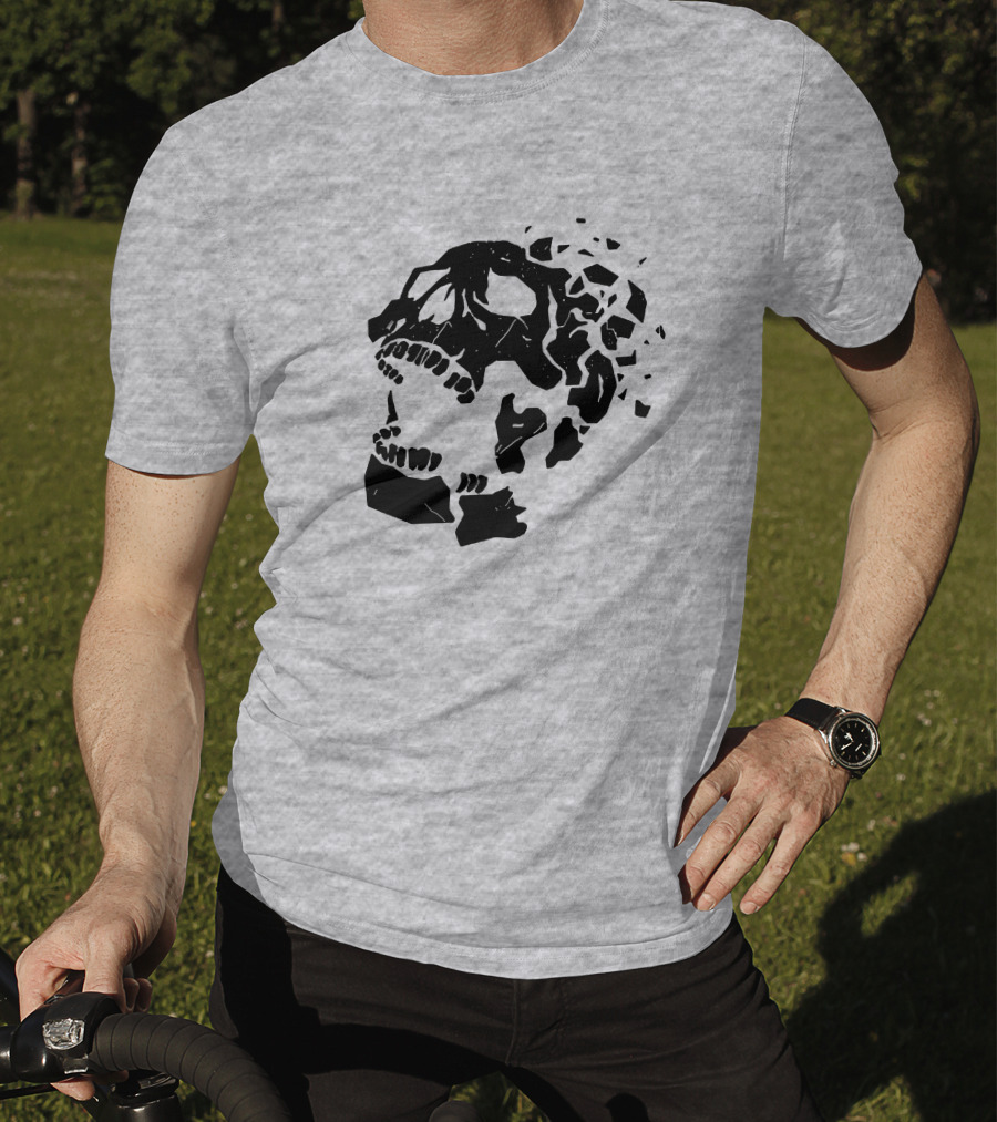 Dead By Daylight Skull Shattered Effect T-Shirt