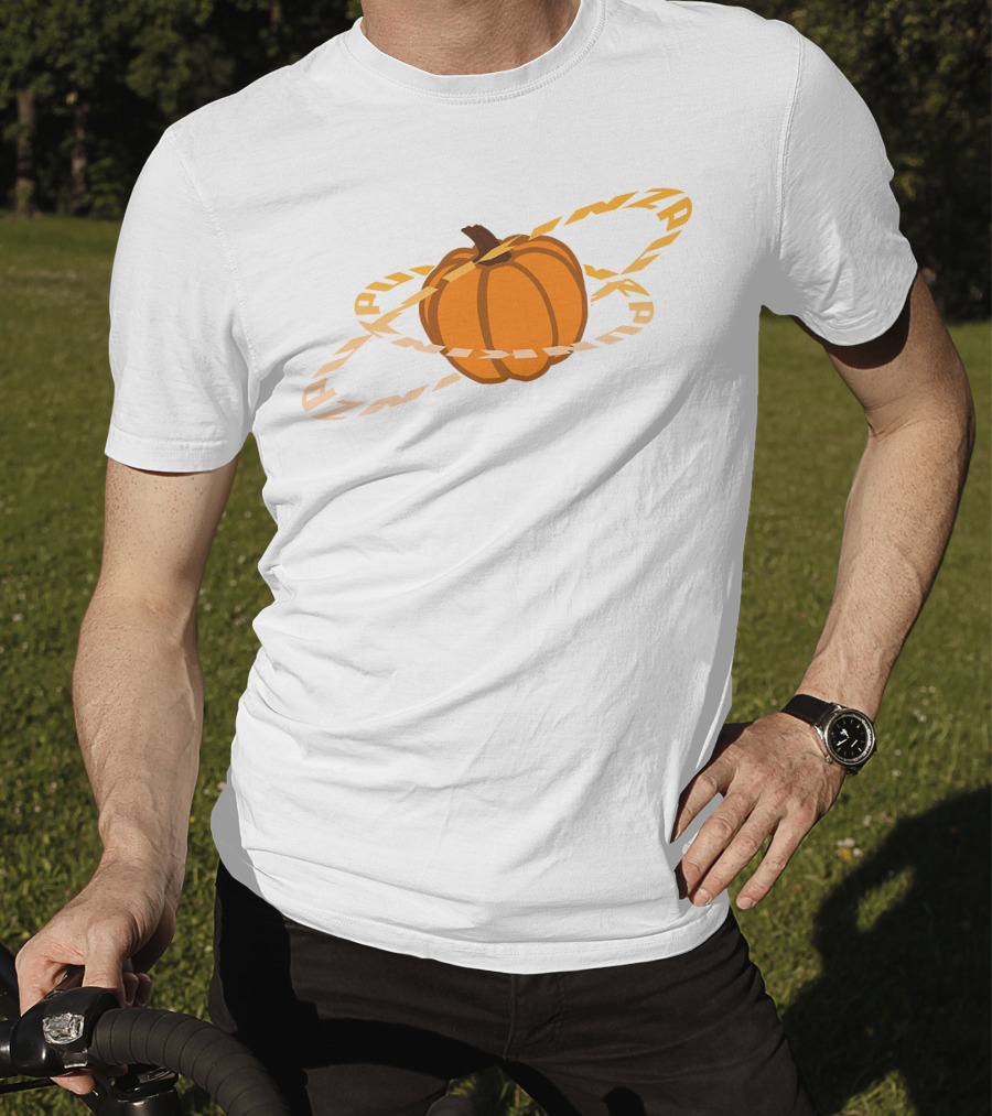 Punz Shop Pumpkin Planet Orbit T-Shirt