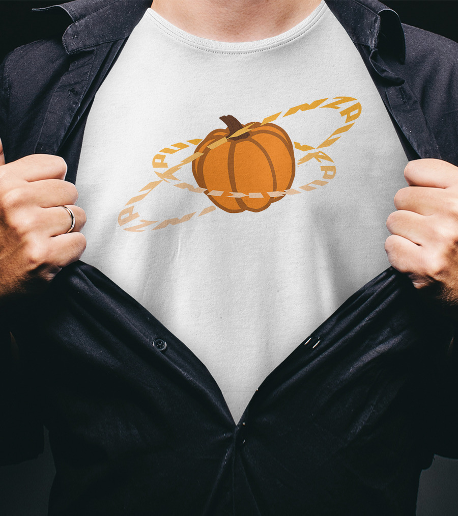 Punz Shop Pumpkin Planet Orbit T-Shirt