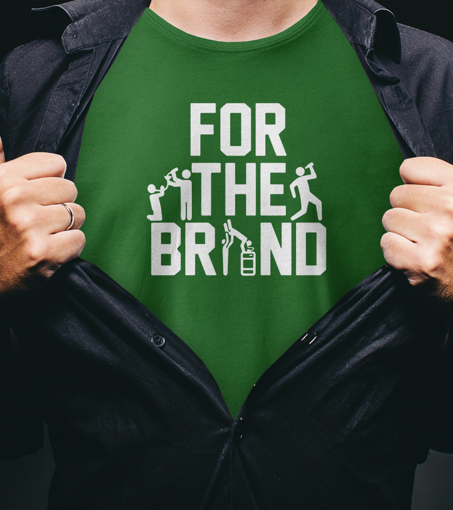 FOR THE BRAND Fans Drinking Golf Silhouette Activity T-Shirt