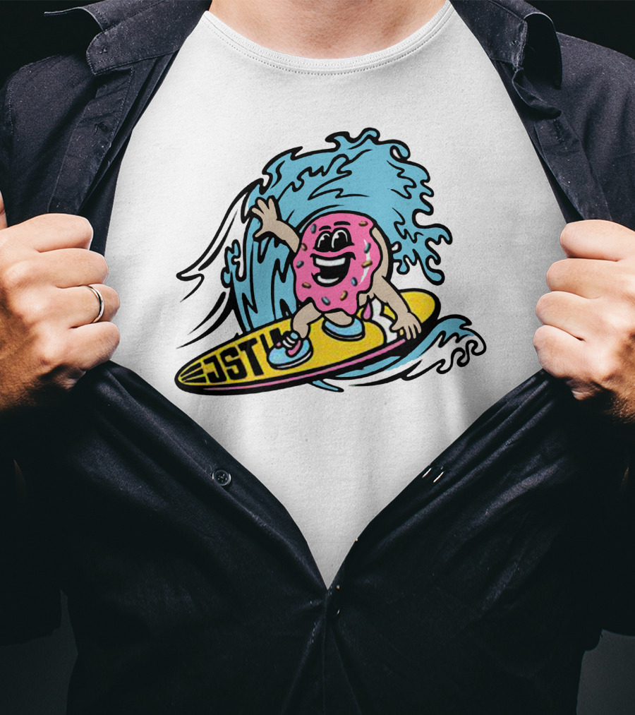 JSTU Surfing Donut Wave Adventure T-Shirt
