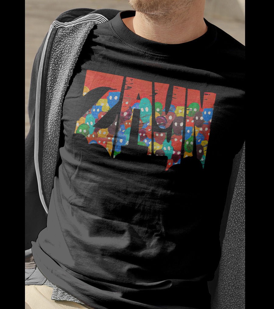 Zayn Malik Merch Colorful Faces Street T-Shirt