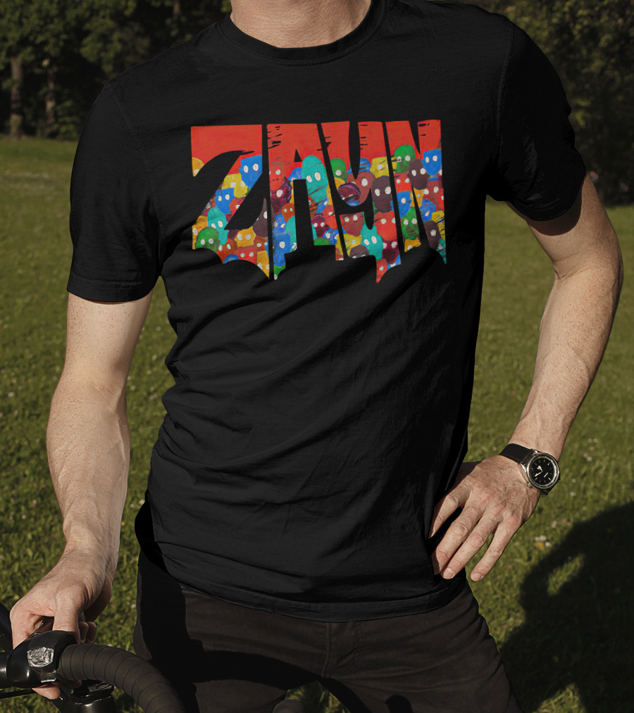 Zayn Malik Merch Colorful Faces Street T-Shirt