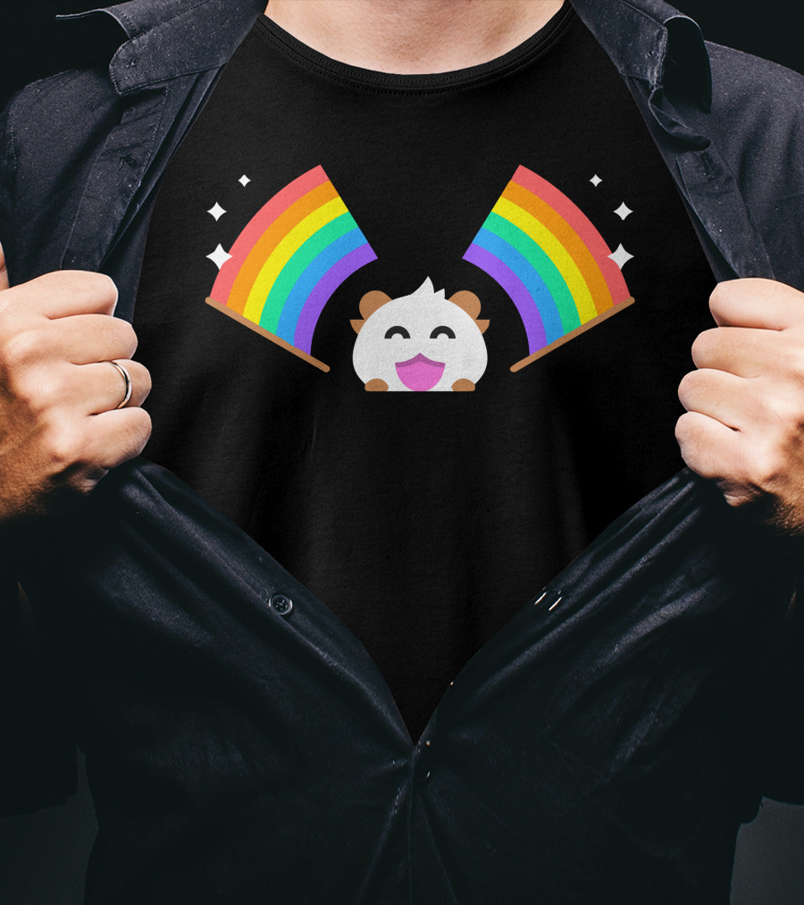 Riot Games Merch Poro Rainbow T-Shirt