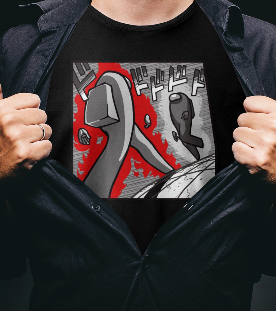 Shop Among Us JoJo Parody Manga T-Shirt