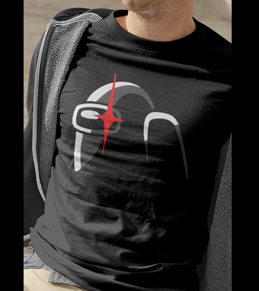 Among Us Crewmate With Red Star Eye T-Shirt