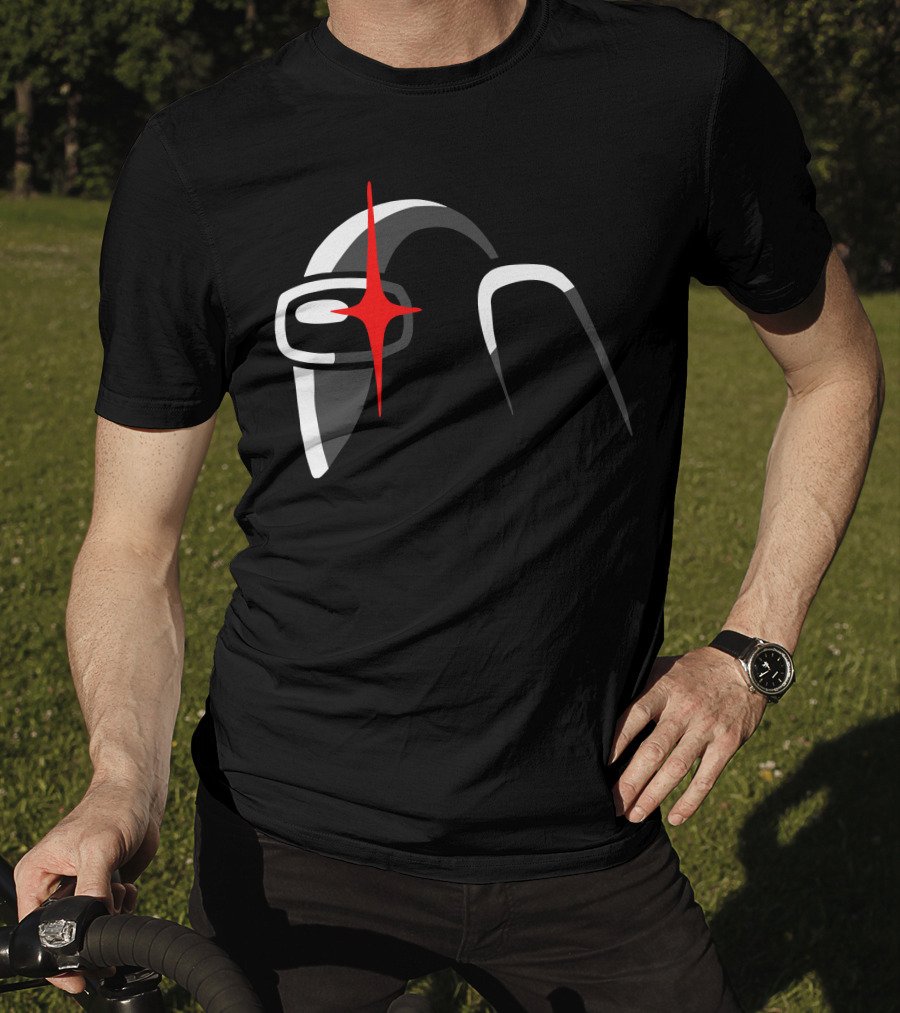 Among Us Crewmate With Red Star Eye T-Shirt