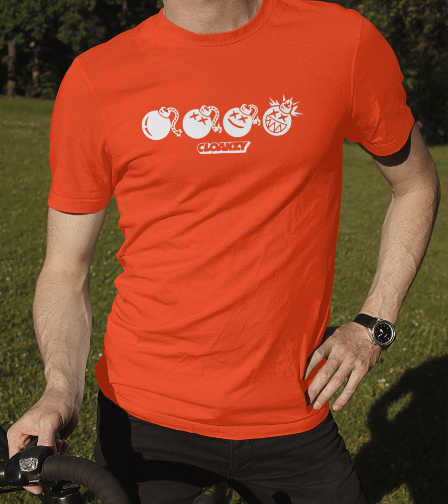 Cloakzy Bomb Icons Explosive Faces T-Shirt