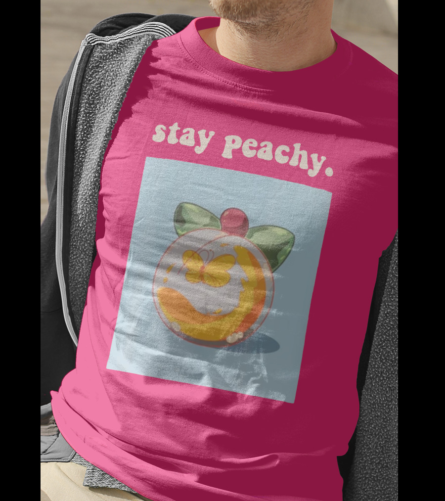 Stay Peachy Butterfly Peachy Squad Merch T-Shirt