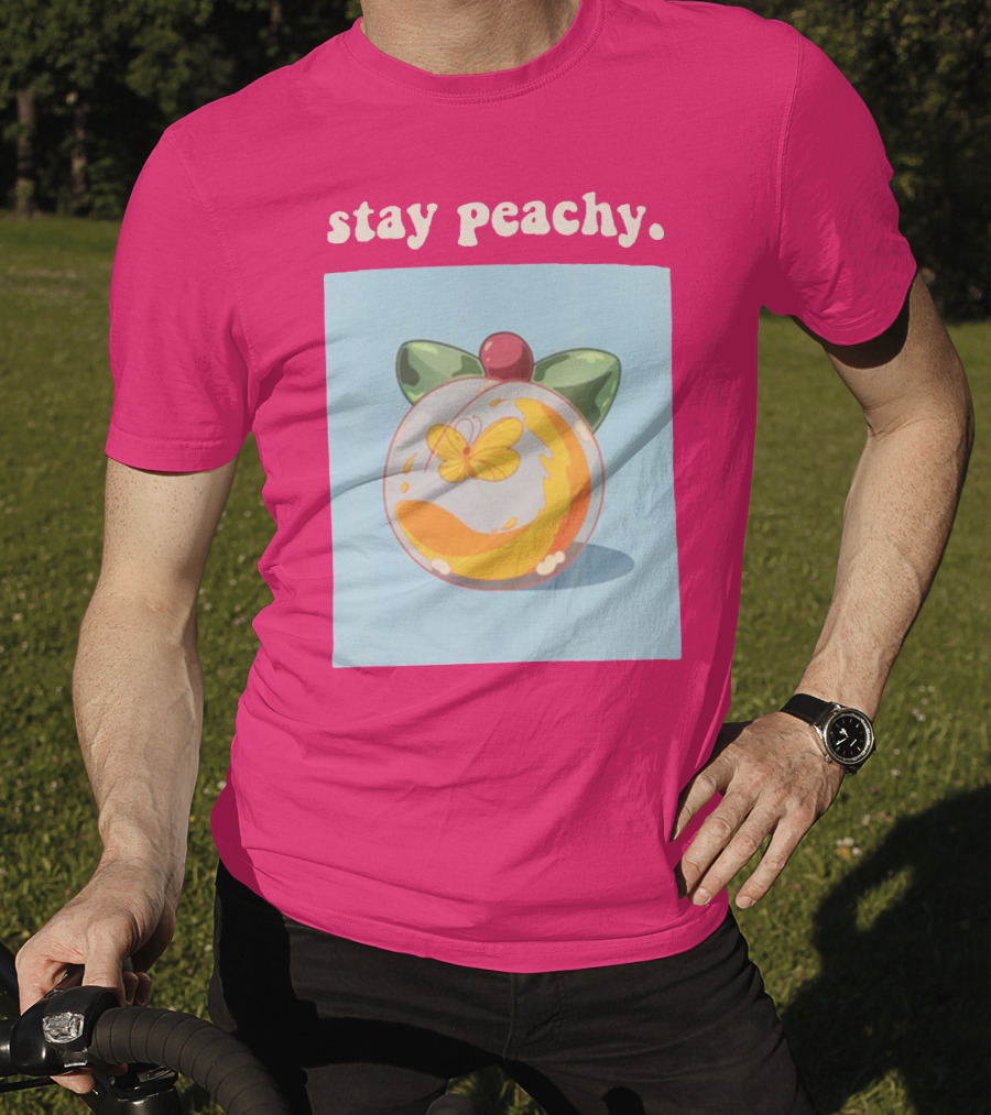 Stay Peachy Butterfly Peachy Squad Merch T-Shirt