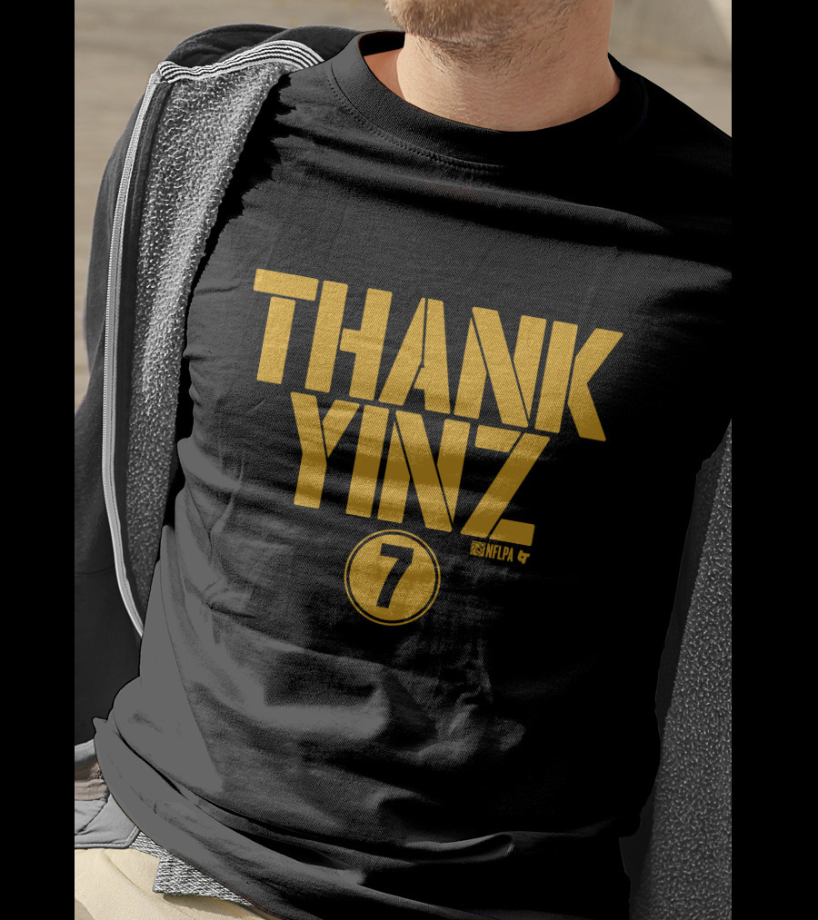 Ben Roethlisberger Thank Yinz 7 NFLPA T-Shirt