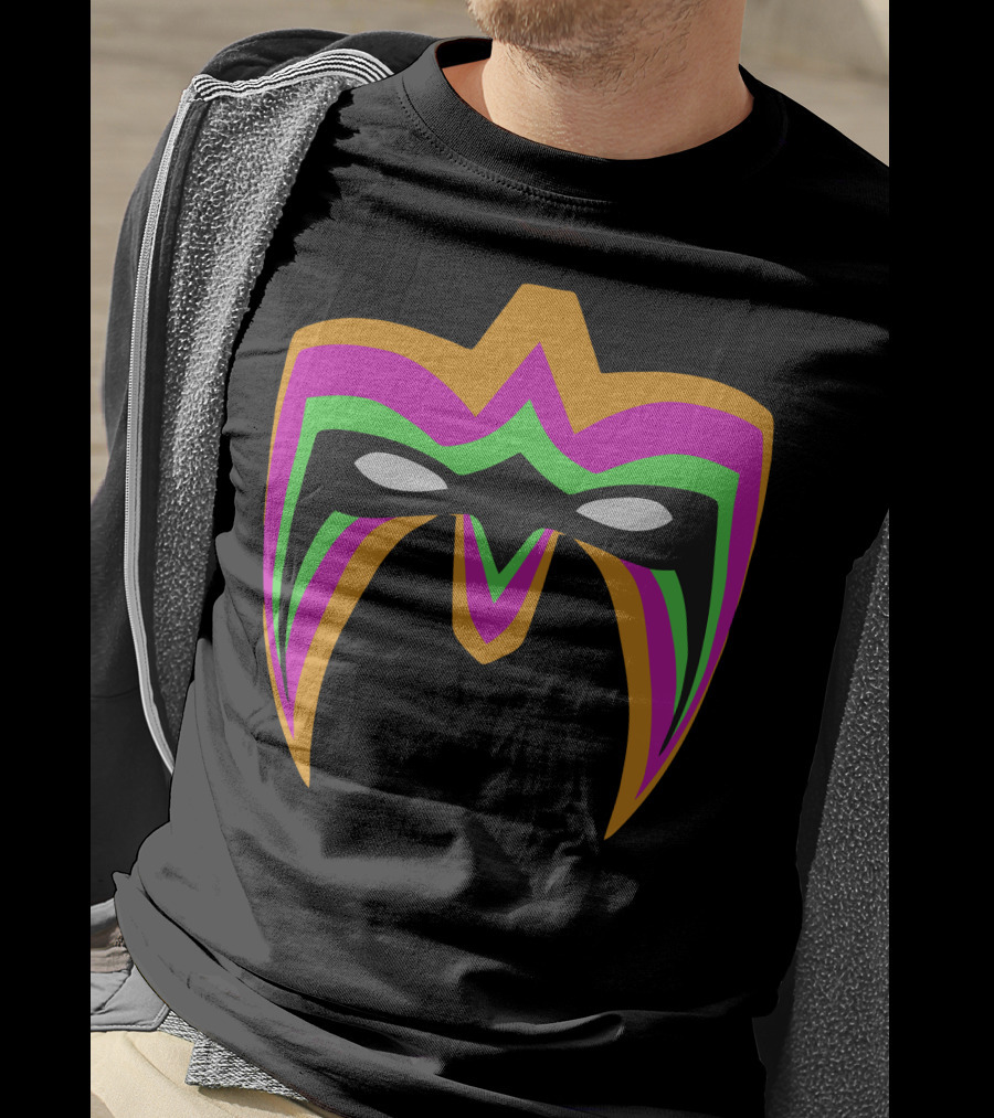 Ultimate Warrior Face Paint Iconic Neon Mask T-Shirt