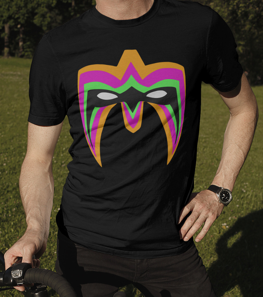 Ultimate Warrior Face Paint Iconic Neon Mask T-Shirt