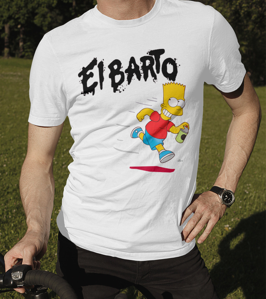 Vans Simpsons El Barto Bart Simpson Spray Can T-Shirt