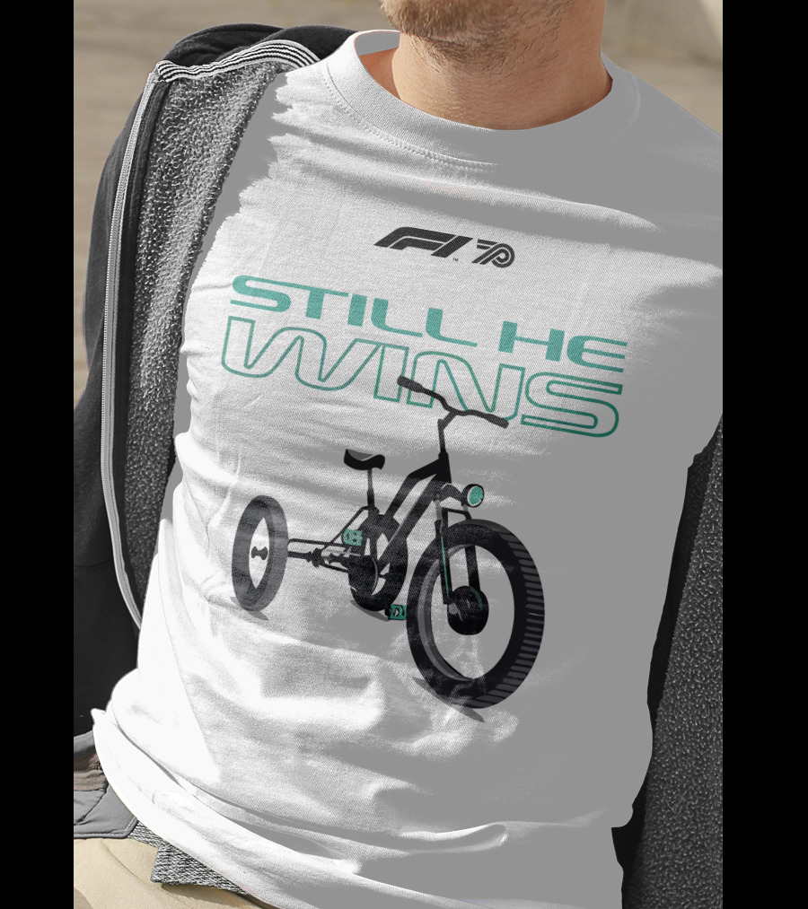 F1 70 Still He Wins Tricycle T-Shirt
