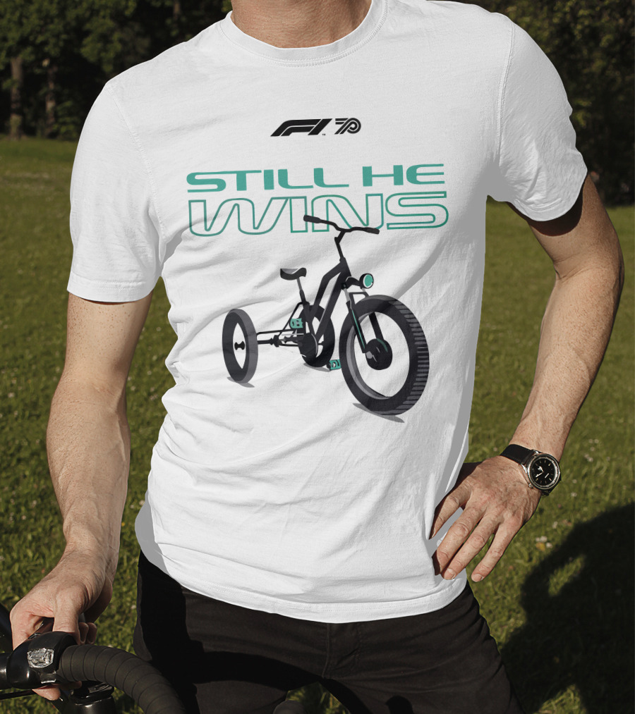 F1 70 Still He Wins Tricycle T-Shirt
