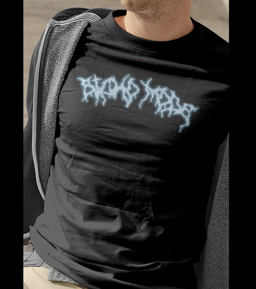 Astroworld Merch Alpha Male Lightning Text T-Shirt
