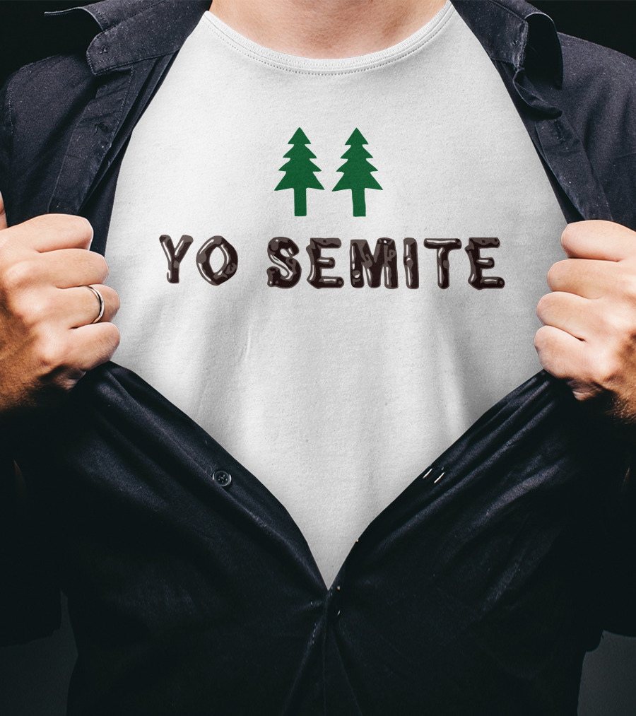 YO SEMITE Pine Trees T-Shirt