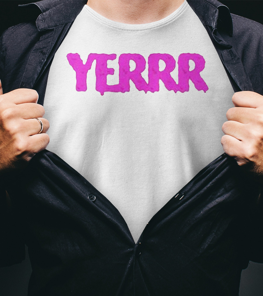 YERRR Gio And Eli Merch Text T-Shirt