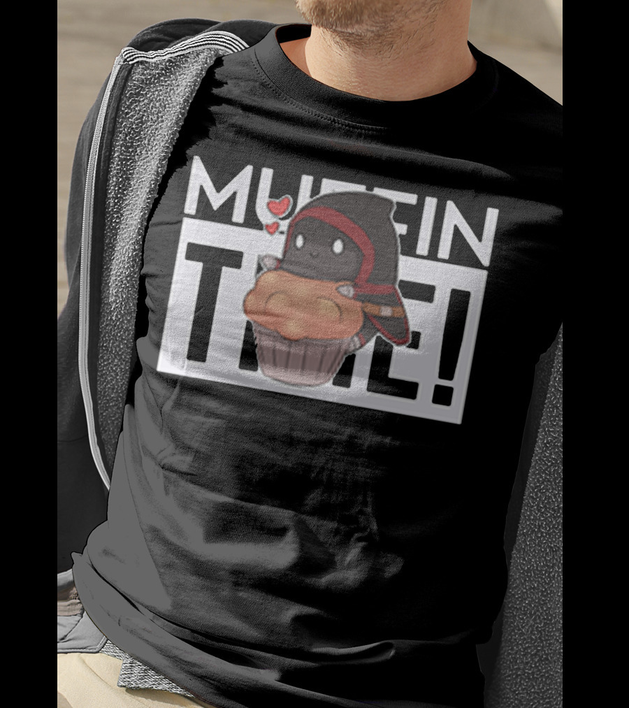 Muffin Time Cute Ninja Heart T-Shirt