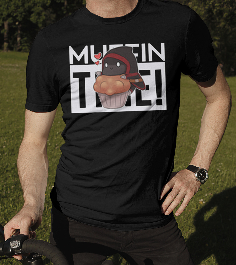 Muffin Time Cute Ninja Heart T-Shirt