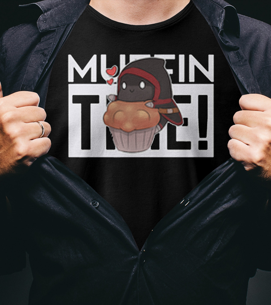 Muffin Time Cute Ninja Heart T-Shirt