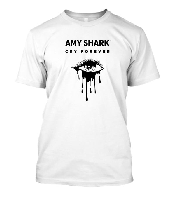 AMY SHARK CRY FOREVER Dripping Eye T-Shirt