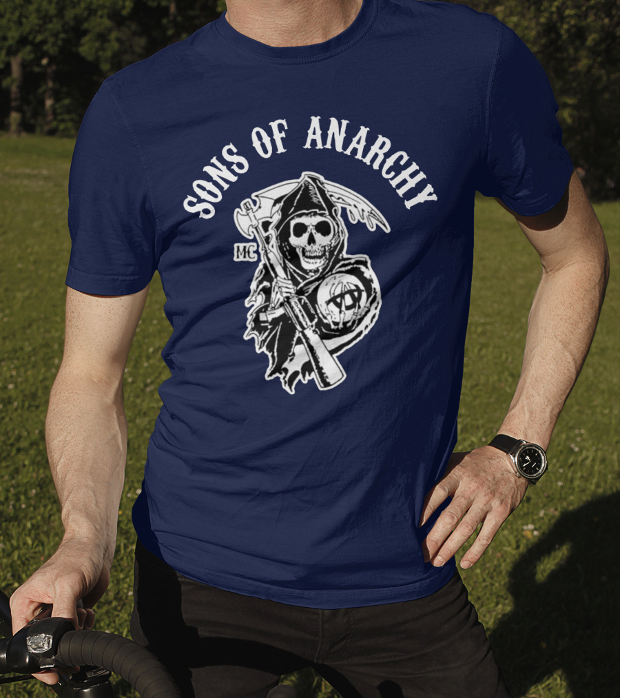 Sons Of Anarchy MC Grim Reaper Iconic Merchandise T-Shirt
