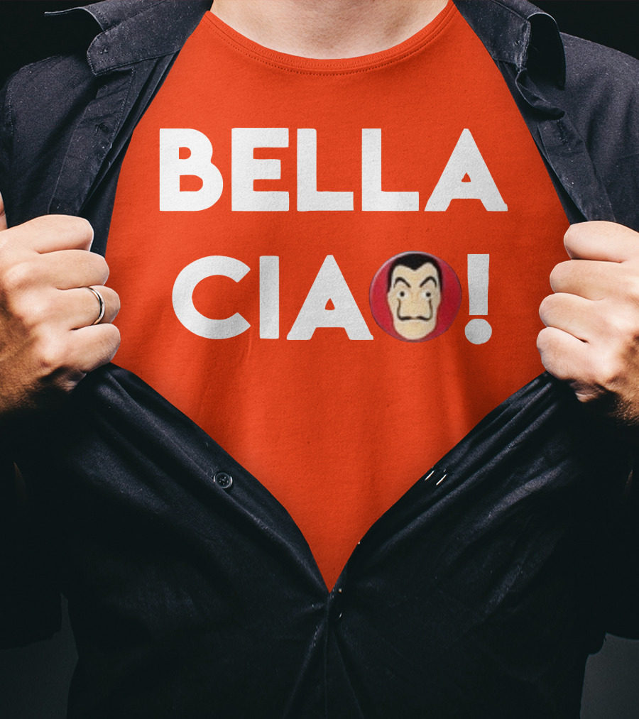 BELLA CIAO Money Heist Mask T-Shirt