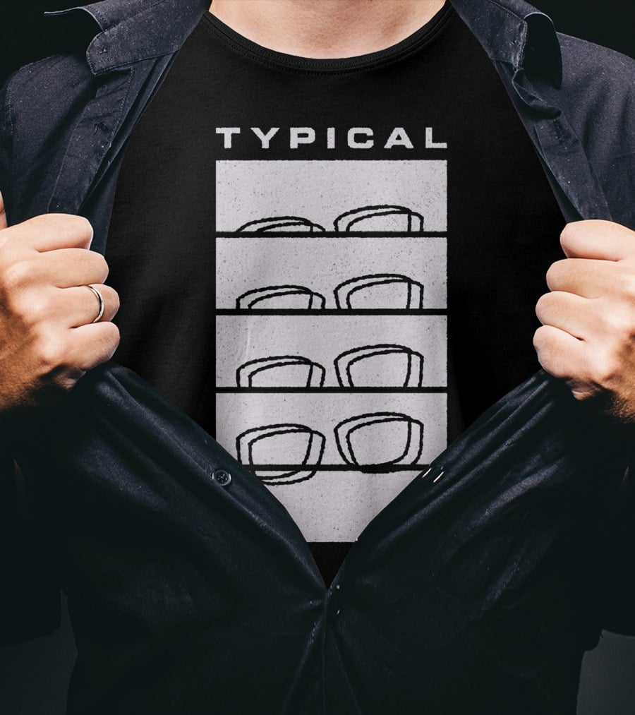TYPICAL Gamer Merchandise Meme Panel T-Shirt