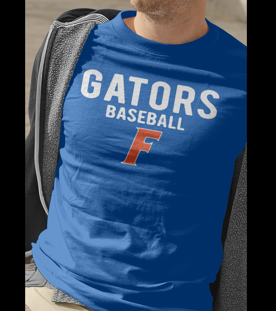 Florida Gators Baseball F Logo Blue T-Shirt