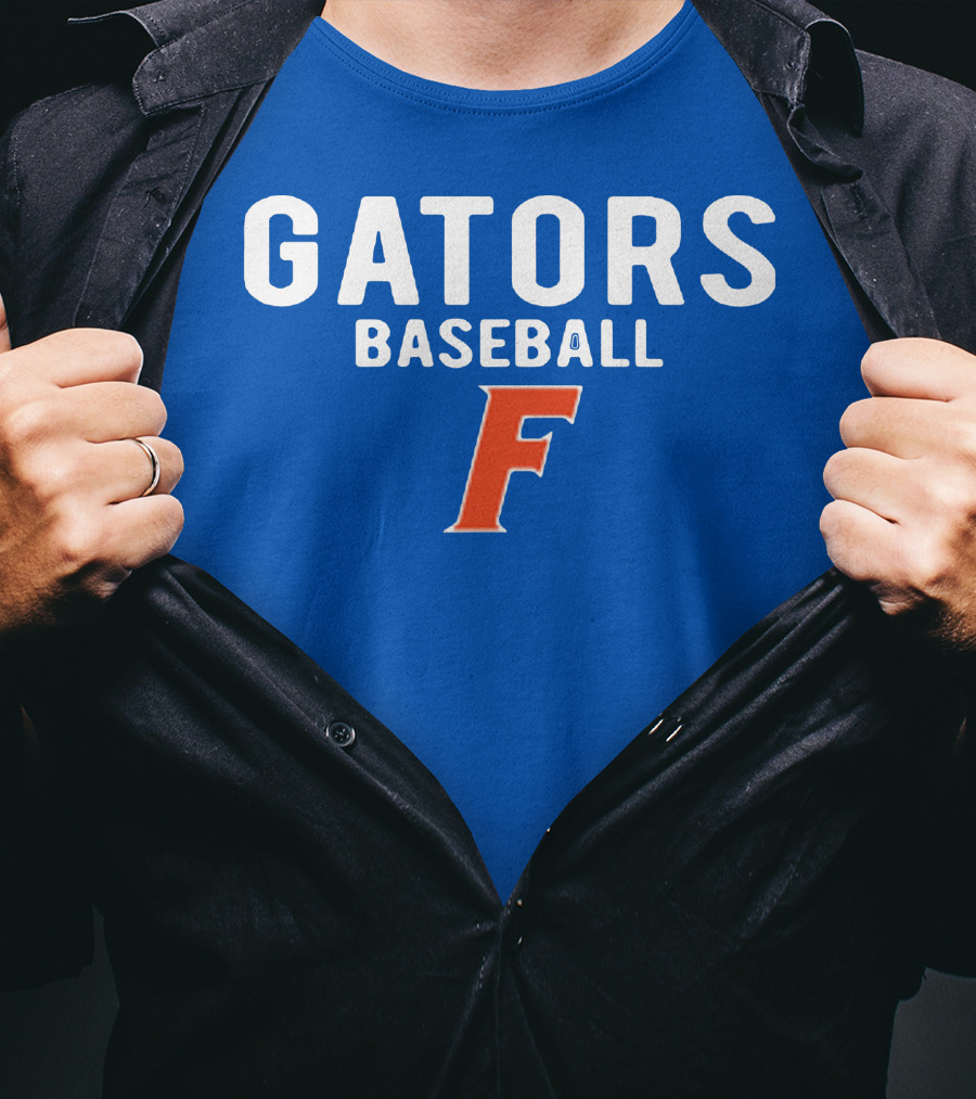 Florida Gators Baseball F Logo Blue T-Shirt