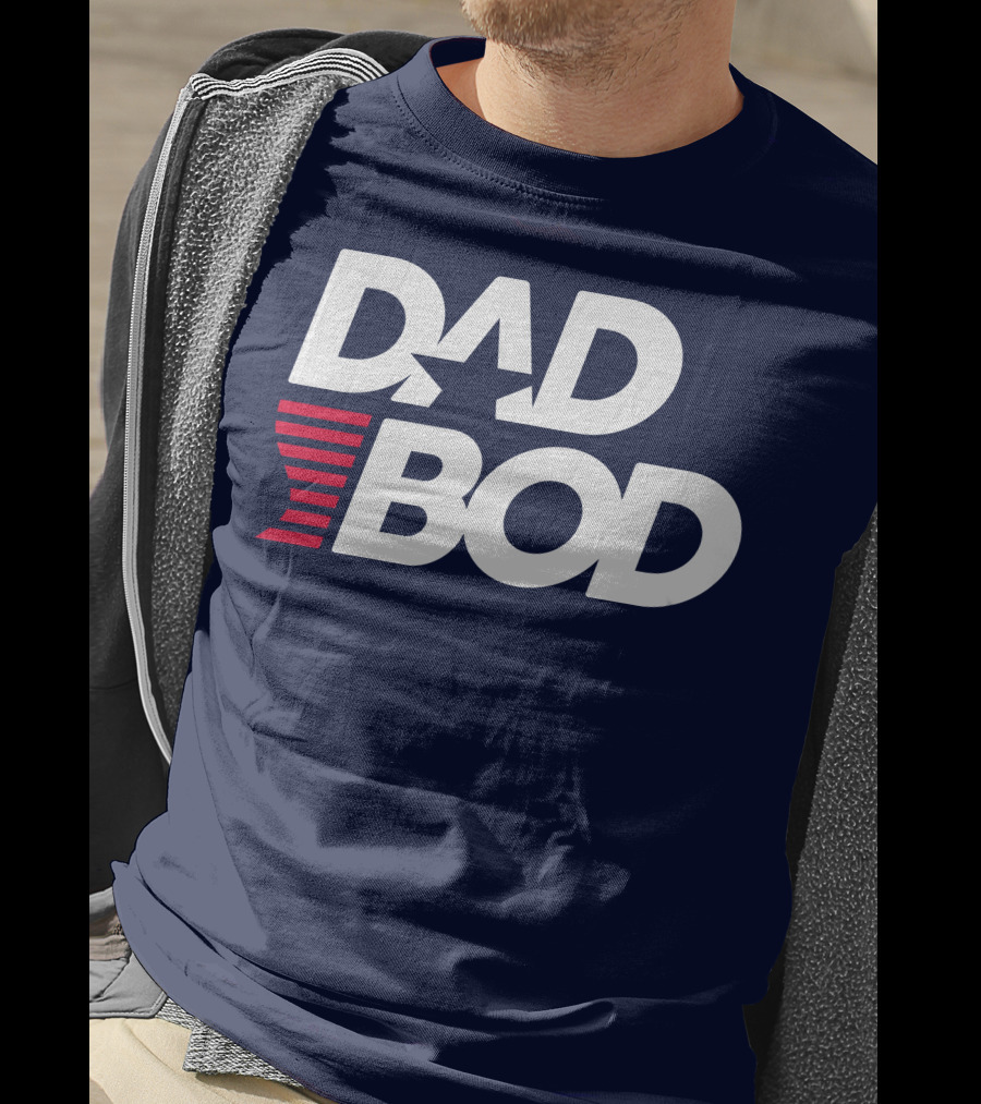 DAD BOD Star Stripes Patriotic T-Shirt