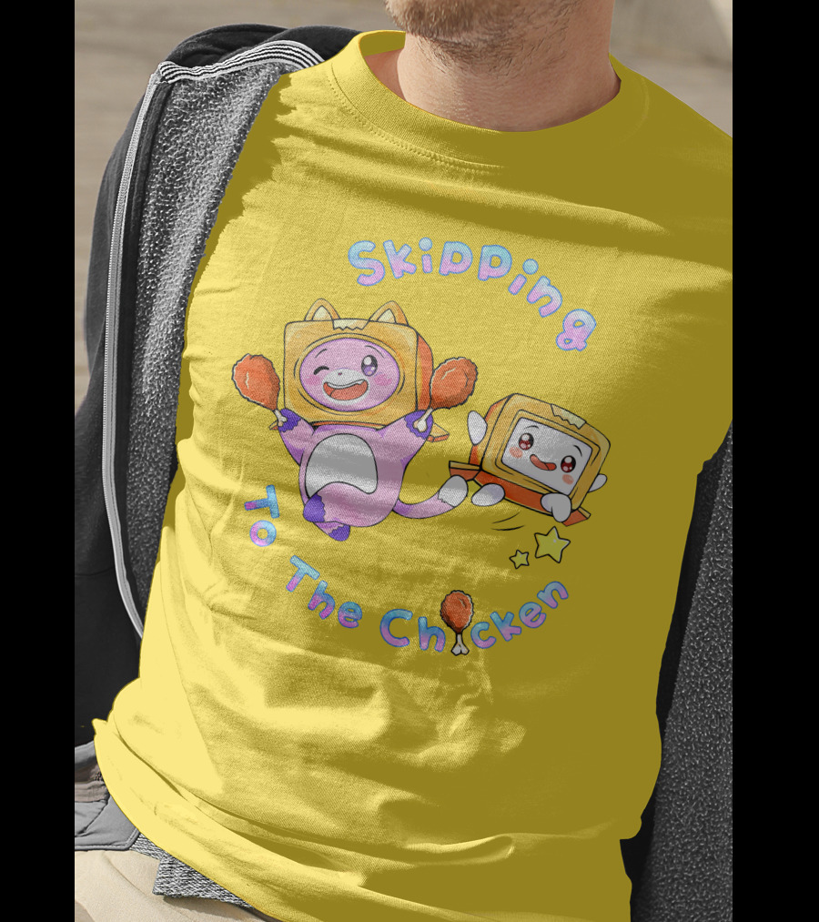 Skipping To The Chicken Lankybox Merch UK T-Shirt