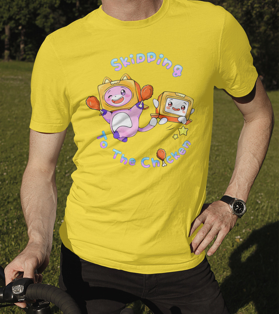 Skipping To The Chicken Lankybox Merch UK T-Shirt
