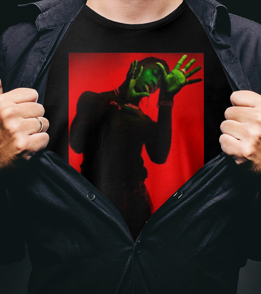 Don Toliver Red And Green Artistic Pose Merchandise T-Shirt