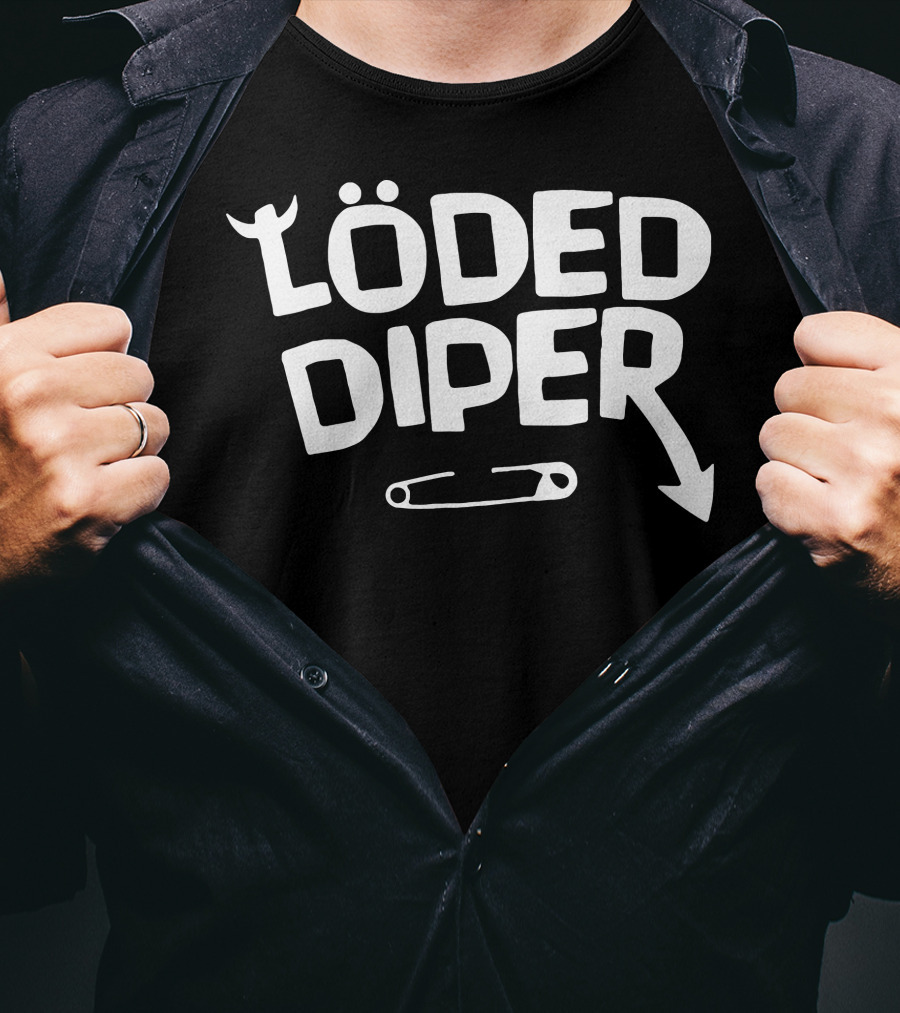 Löded Diper Diary Of A Wimpy Kid Band Safety Pin T-Shirt