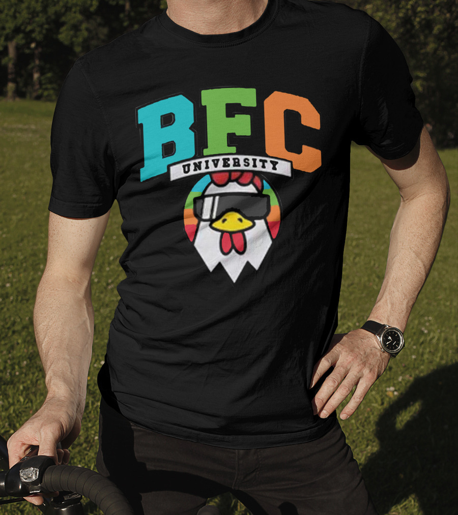 BFC University Chicken Headphones Kyr Sp33dy Merch T-Shirt