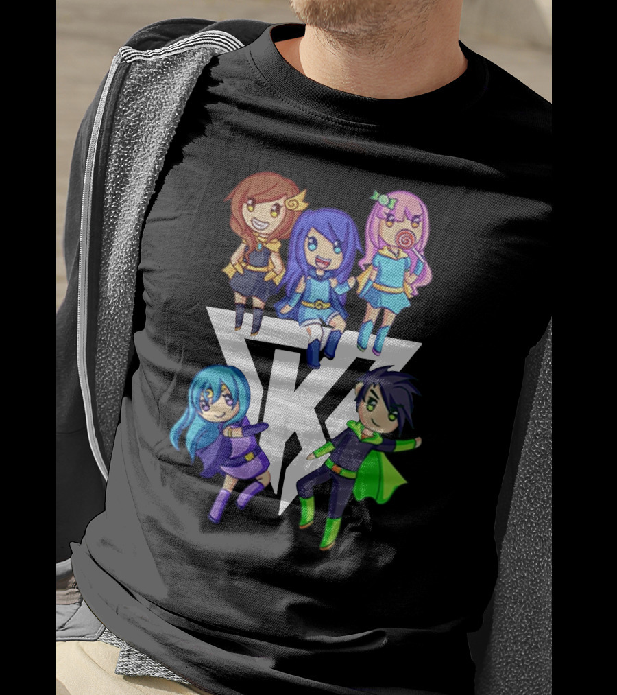Itsfunneh Merch KREW Characters T-Shirt