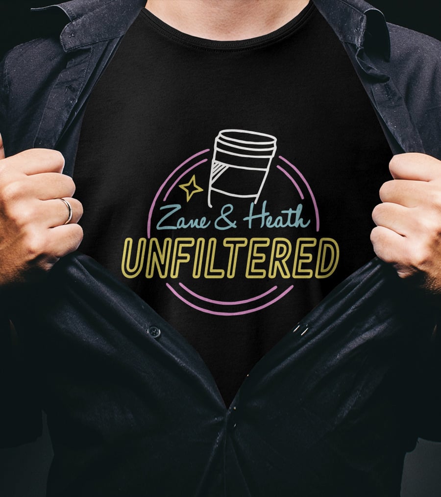 Zane And Heath Unfiltered Neon Coffee Cup T-Shirt