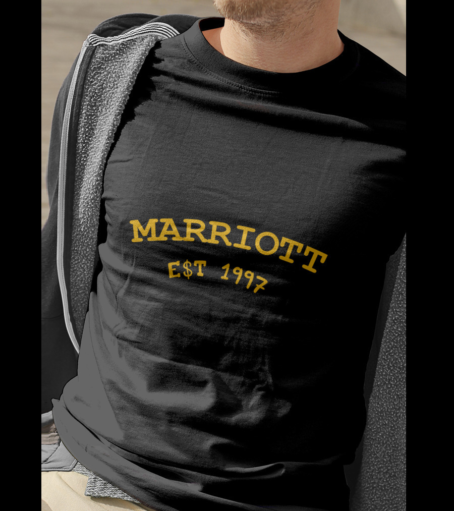 Marriott Est 1997 Hat Flower T-Shirt